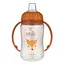 Кружка тренувальна Canpol babies Cute Animal з силіконовим носиком 320 мл помаранчева (56/512_ora) - мініатюра 2
