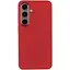 TPU чехол Epik Bonbon Metal Style для Samsung Galaxy S24/S25 Красный / Red - миниатюра 1