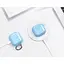 Чехол AhaStyle Transparent TPU Silicone Case для AirPods 4 Blue [133820] - миниатюра 4