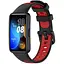 Ремешок DK CDK для Huawei Band 10 Silicone Sport Band Nike (016452) (black / red) - миниатюра 2