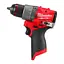 Шуруповерт-дрель аккумуляторный Milwaukee M12 FDD2-0 12В 45 Нм 450 1550 об/мин 1.1 кг без АКБ и ЗП - мініатюра 8