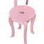 Детский туалетный столик Chomik Elsa с зеркалом + розовый стул - миниатюра 5