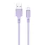 Кабель USB AM - Lightning, 1 м, Purple, ColorWay, 2.4A (CW-CBUL044-PU) - мініатюра 1