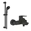 Змішувач для ванни Grohe QuickFix Start Black UA30330702, Чорний матовий - мініатюра 1