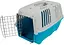 Переноска для тварин 48x31.5x33 см MPS PRATIKO 1 BLUE (двері металеві) - мініатюра 2