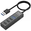 Hub-адаптер Hoco Usb Easy mix 4-in-1 converter HB25 Usb3.0+3xUsb2.0 - мініатюра 1