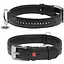 Ошейник для собак Waudog Glamour кожаный с QR паспортом, двойной со страз, L, Ш 35 мм, Дл 46-60 см (4823089318233) - миниатюра 1