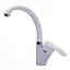 Смеситель для кухни Globus Lux GLQU-0203S-BIG-7-White Белый - миниатюра 2