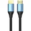 Кабель Vention HDMI M - M,10.0 м V2.0 4K 60Гц Aluminum Alloy Blue - мініатюра 2