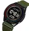 Годинник чоловічий наручний спортивний Skmei 2412 з нейлоновим ремінцем на липучці (Зелений) - мініатюра 2