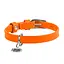 Ошейник для собак кожаный Waudog Glamour с QR-паспортом без украшений S Ш 15 мм Д 27-36 см оранжевый - миниатюра 3