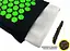 Массажный коврик EasyFit AcuRelax с иглами (аппликатор Кузнецова) черно-зеленый (EF-2710-BG) - миниатюра 5