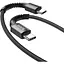 Кабель Hoco Type-C to Type-C Especial PD charging data cable X71 1 м 60W чорний - мініатюра 1