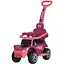Детская каталка-толокар Bambi Racer 2 в 1 с музыкой и светом, розовая - миниатюра 1