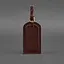Кожаная бирка для багажа 2.0 Бордовая Краст - миниатюра 5
