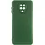 Чехол TPU GETMAN Liquid Silk Full Camera для Xiaomi Redmi Note 9s / Note 9 Pro / Note 9 Pro Max Зеленый / Dark green - миниатюра 1