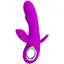 Вибратор с клиторальным и анальным стимуляторами Pretty Love-Humphray, BI-014603, Фиолетовый - миниатюра 6