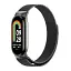 Комплект ремешки Tamister для фитнес-браслета Xiaomi Mi Band 8 и 9 Bead design - Milanese design Black - миниатюра 3