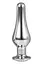 Анальна пробка Gleaming Love Pleasure Plug L 12.7 см (срібляста) - мініатюра 2