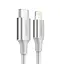 Кабель Ugreen US304 USB-C to Lightning M/M Cable Aluminum Shell Braided 1 м (серебристый) (70523) - миниатюра 1