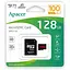 Карта памяти microSDXC, 128Gb, ​​Apacer R100, Class10 UHS-I U1 V10 A1, адаптер SD, до 100 МБ/с (AP128GMCSX10UB-R) - миниатюра 1
