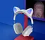 Навушники Hoco ESD13 Skill cat ear BT headphones |BT5.3, Type-C, 7h, 400 mAh| white - мініатюра 3