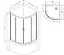 Душевая кабина AM.PM Gem Deep 1/4 Round W90UG-401A9090-MT - миниатюра 4