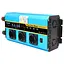 Інвертор перетворювач напруги Lvyuan 12-230v 3000/6000w чистий синус - мініатюра 1