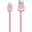 Кабель Remax 1 м Fleet Speed для iPhone 5/6 рожевий Lightning - мініатюра 1