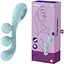 Вібратор для потрійної стимуляції Satisfyer Tri Ball 2 20.5 см блакитний - мініатюра 1