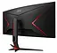 Монiтор 34" AOC CU34G2XP/BK Black/Red - миниатюра 5