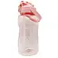Бутылка для воды 6917SP с трубочкой, пластик 1,5 литра Розовый - миниатюра 1