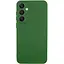 Чехол TPU Getman Liquid Silk Full Camera для Samsung Galaxy S24 FE Зеленый / Dark green - миниатюра 1