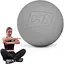 Силиконовый массажный мяч Hop-Sport HS-S063MB 63 мм серый - миниатюра 3
