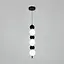 Світлодіодний підвіс із чорними та білими кульками 60 см | Line F | Арт. NO22/3 BK - мініатюра 2