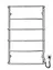 Полотенцесушитель Mario Люкс НР-И 810х520-150 мм с таймером-регулятором 2.3.0315.10.P - миниатюра 2