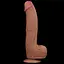Фаллоимитатор LoveToy Sliding-Skin Dual Layer Dong King Sized 31 см коричневый - миниатюра 2