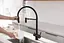 Cмеситель для кухни на две воды гибкий излив черный Nett GFВ-56 Черный матовый - миниатюра 4