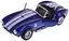Дитяча колекційна машинка SHELBY COBRA KT5322W інерційна Синій Kinsmart - мініатюра 1