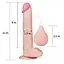 Фалоімітатор LoveToy Squirt Extreme 11" 28 см тілесний - мініатюра 3