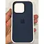 Оригинальный силиконовый чехол Apple Silicone Case MagSafe для iPhone 14 Pro Max (6.7") Storm Blue (MPTQ3ZE/A) - миниатюра 9