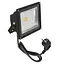 Прожектор Brille вуличний LED вологозахищений IP65 HL-08/50W BK чорний COB - мініатюра 1