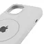 Чехол Epik Silicone Case Full Protective AA with MagSafe для Apple iPhone 15, 6.1 Белый/White - миниатюра 4