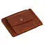 Зажим с монеткой кожаный коньячный Tarwa 11.5х8х1 см acs0032185 - миниатюра 8