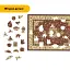 Деревянный пазл Ковер Калейдоскоп, А3, Картонная коробка 200 элементов - миниатюра 3