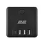 Мережевий фільтр-адаптер-трійник 2E AD431-BK 3xТипF, 16 A, 2xUSB-A, 1x USB-C - мініатюра 5