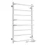 Электрический полотенцесушитель Laris Зебра Комфорт ЧФ8 500x800 Э правый R3 77700095, Белый, Правое, Электронный - миниатюра 1