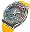 Наручний годинник чоловічий Skmei 2100 Yellow, 2100YL (18432) - мініатюра 2