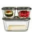 Набор стеклянных контейнеров для вакуумного упаковщика Caso VacuBoxx Eco-Set 1177С - миниатюра 6