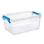 Контейнер для продуктів прямокутний з зачепами в асортименті 4 л - мініатюра 1